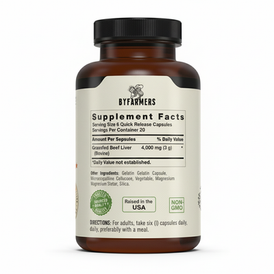 Grass-Fed Beef Liver Capsules