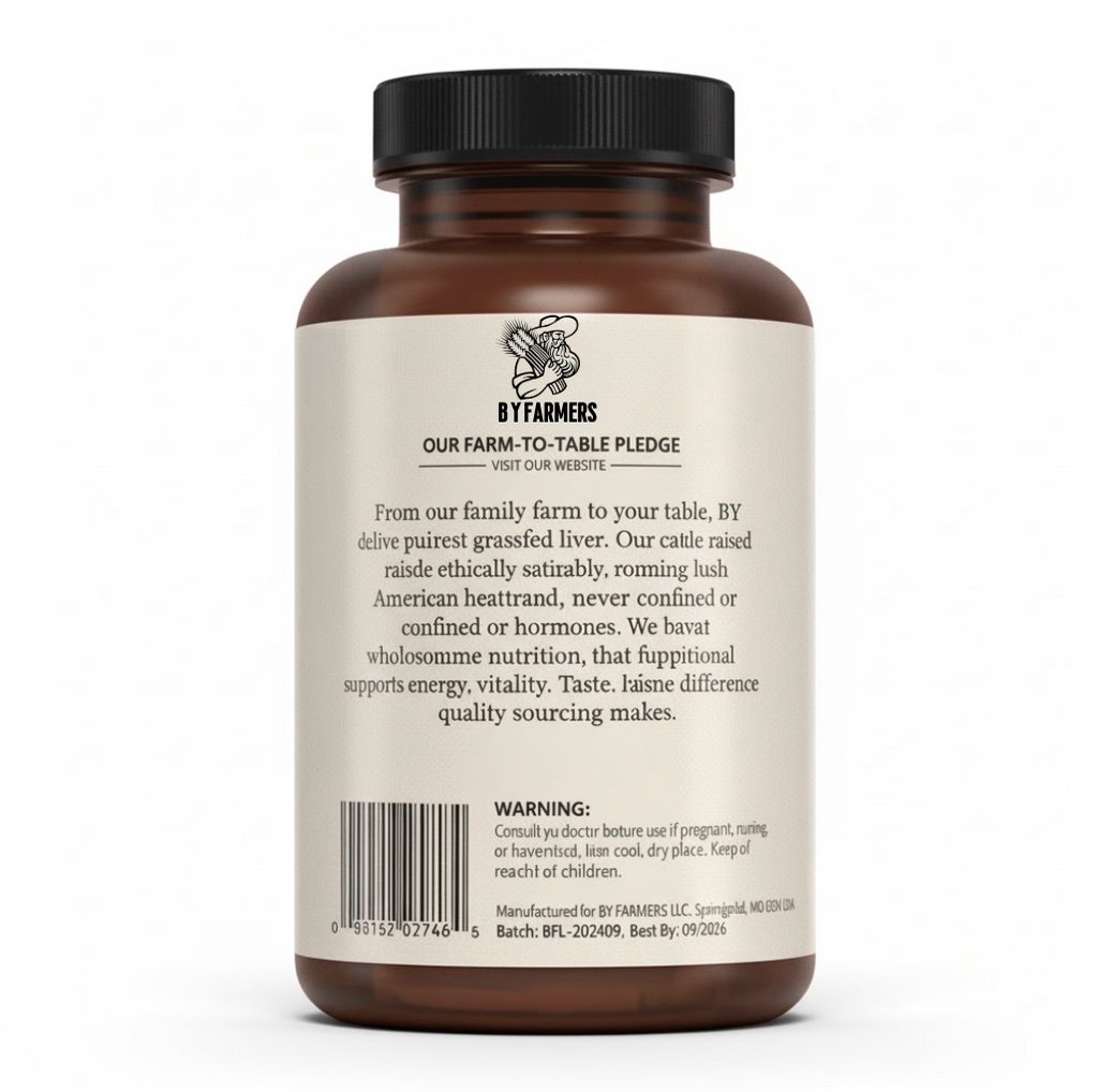 Grass-Fed Beef Liver Capsules