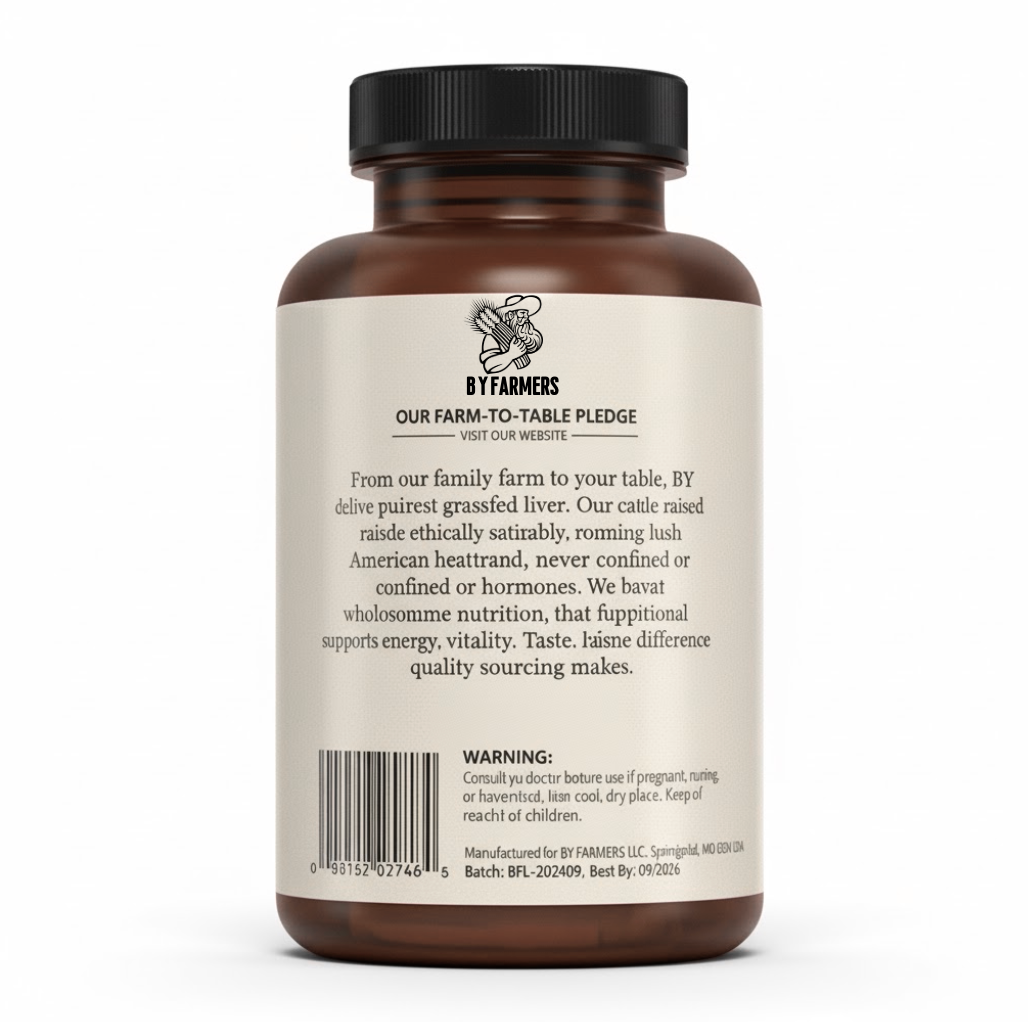 Grass-Fed Beef Liver Capsules