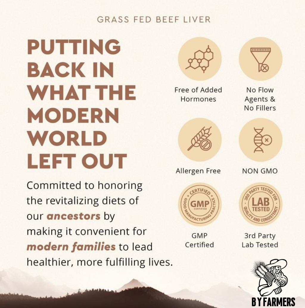 Grass-Fed Beef Liver Capsules