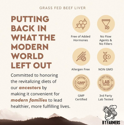 Grass-Fed Beef Liver Capsules
