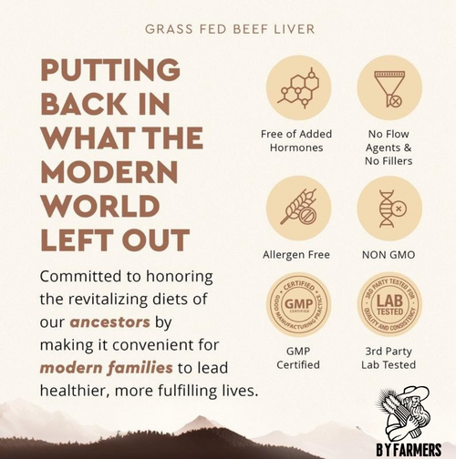 Grass-Fed Beef Liver Capsules