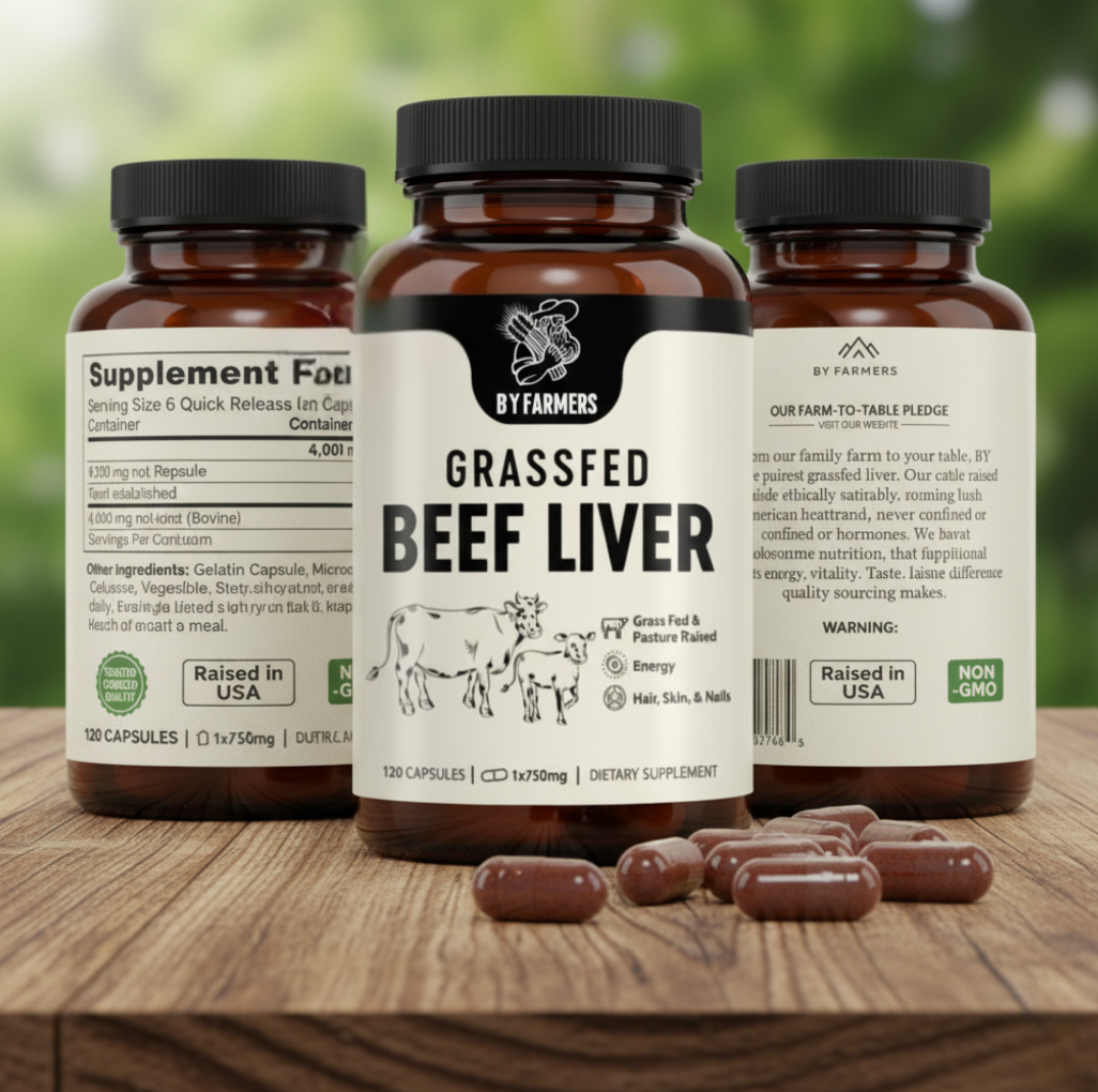 Grass-Fed Beef Liver Capsules